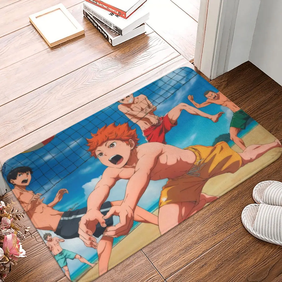 

Anime - Haikyu!! Doormat Rug carpet Mat Footpad Bath mat Non-slip toilet Balcony Parlor durable Washable