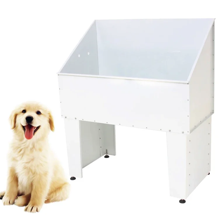 Powder Coated Steel Tub Pet Cleaning Free Standing Bath tub