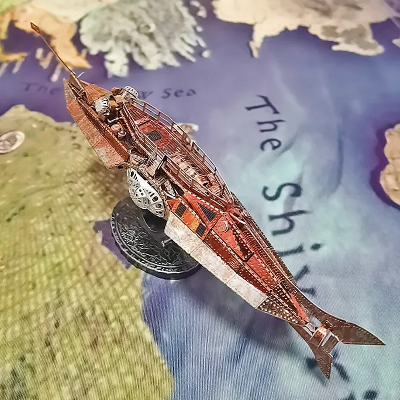 

Color Mini Puzzles 3d Metal Nautilus Model Toys for Kids 14+ DIY Hand Made Adults Jigsaw Learning Education 3d Metal Puzzle