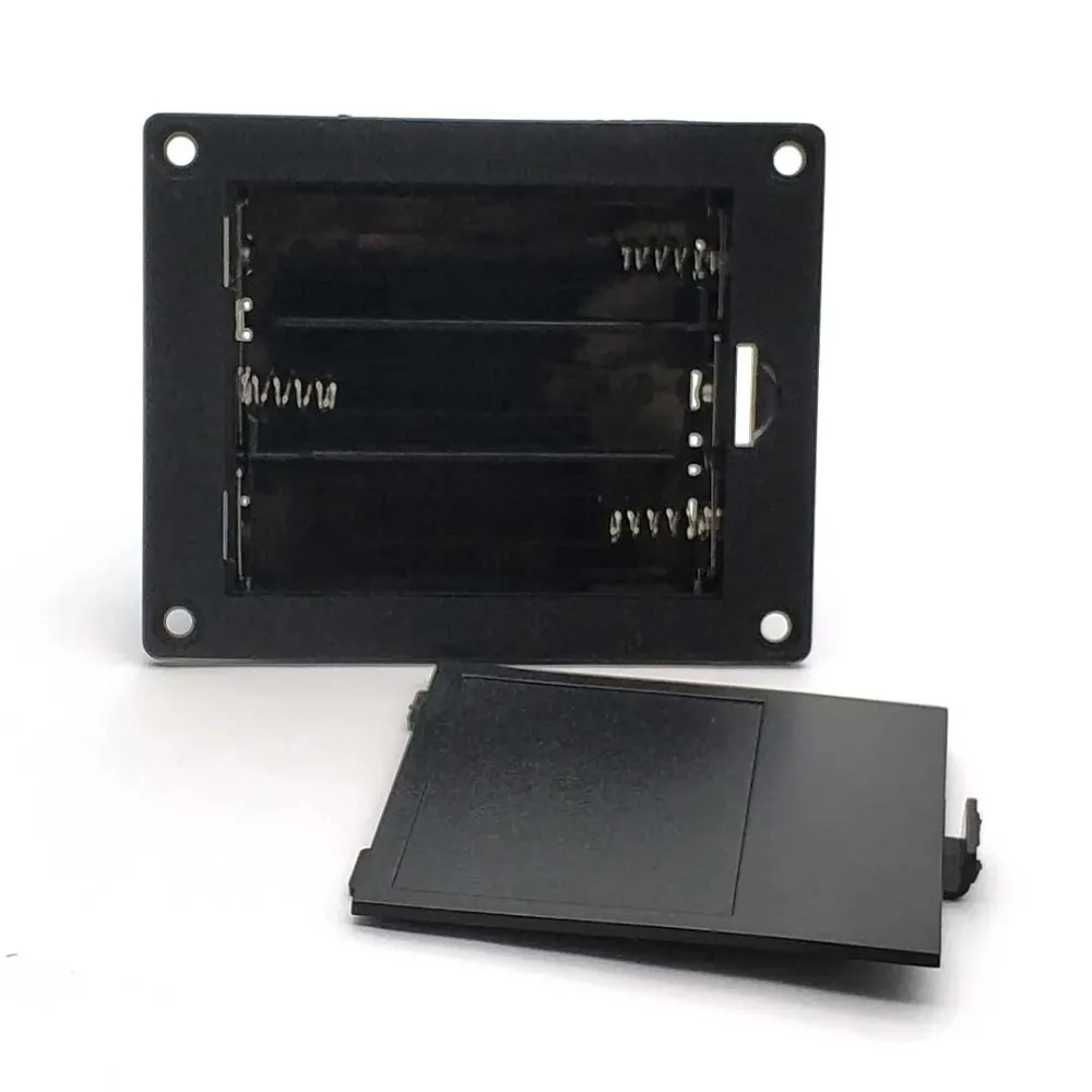 5pcs 18650 Battery Case Holder Nickel Strips Board Thickening Material Empty Box for 18650 Battery Non-toxic and Tasteless Black