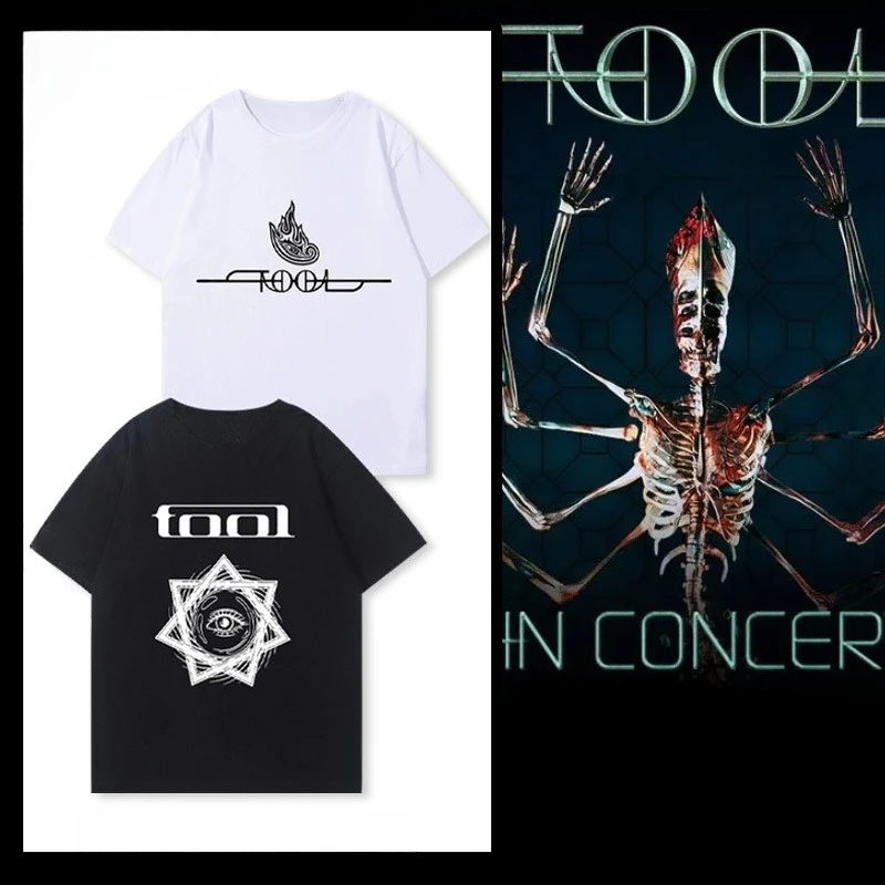 Tool T-shirt, 10000 Days, Avant-garde Alternative Rock Band, Casual Short-sleeved Men's and Women's Clothing