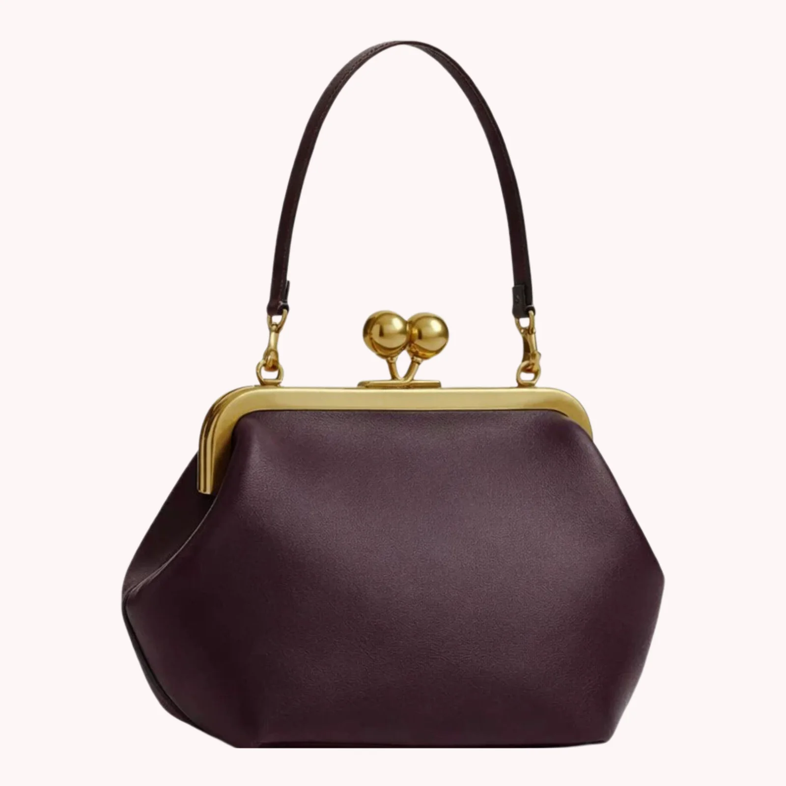 Women PU Leather Elegant Clip Shoulder Bag Solid Color Luxury Underarm Bag Casual Armpit Pack Outdoor Travel Shopping Handbags