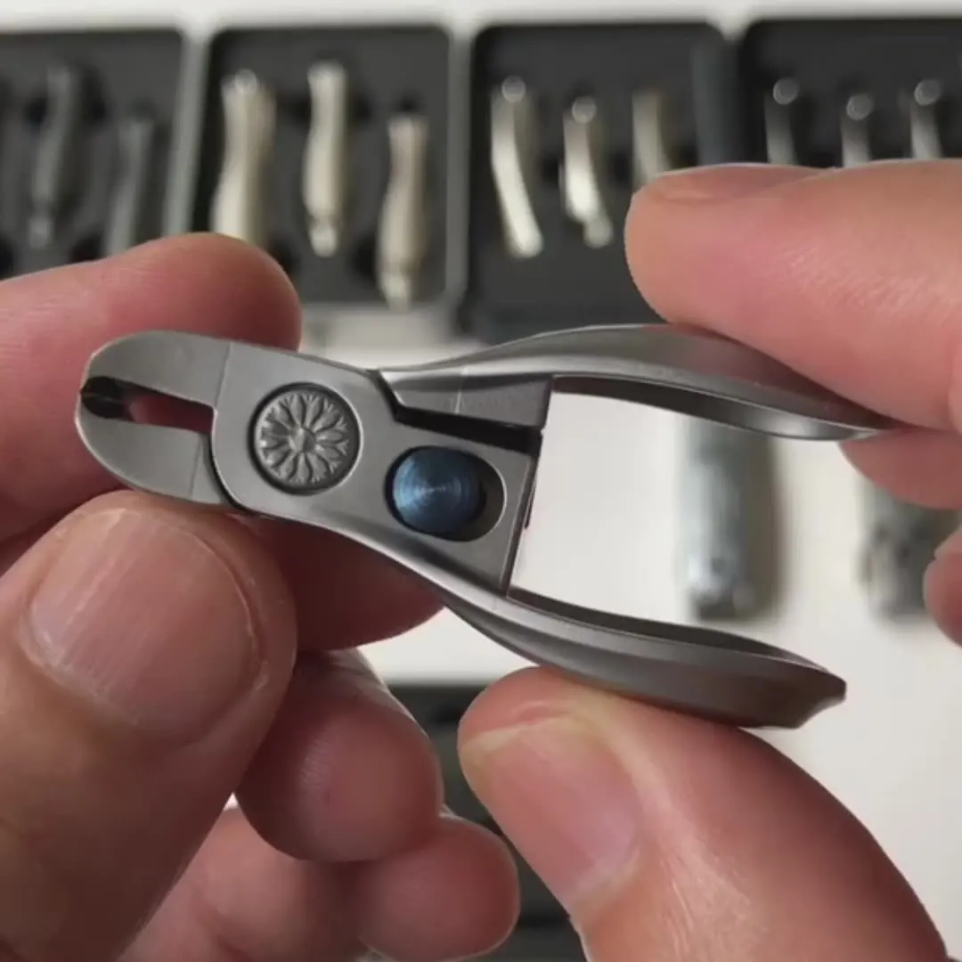 Cortauñas pequeño y de gran apertura, mecanismo antisalpicaduras, cortaúñas de acero inoxidable con proceso de polvo, 1 Uds.