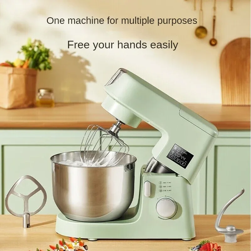 

6.2L Food Mixers, Automatic Dough Mixer with Multiple Functions for Home and Commercial Use 220V Dough Mixer