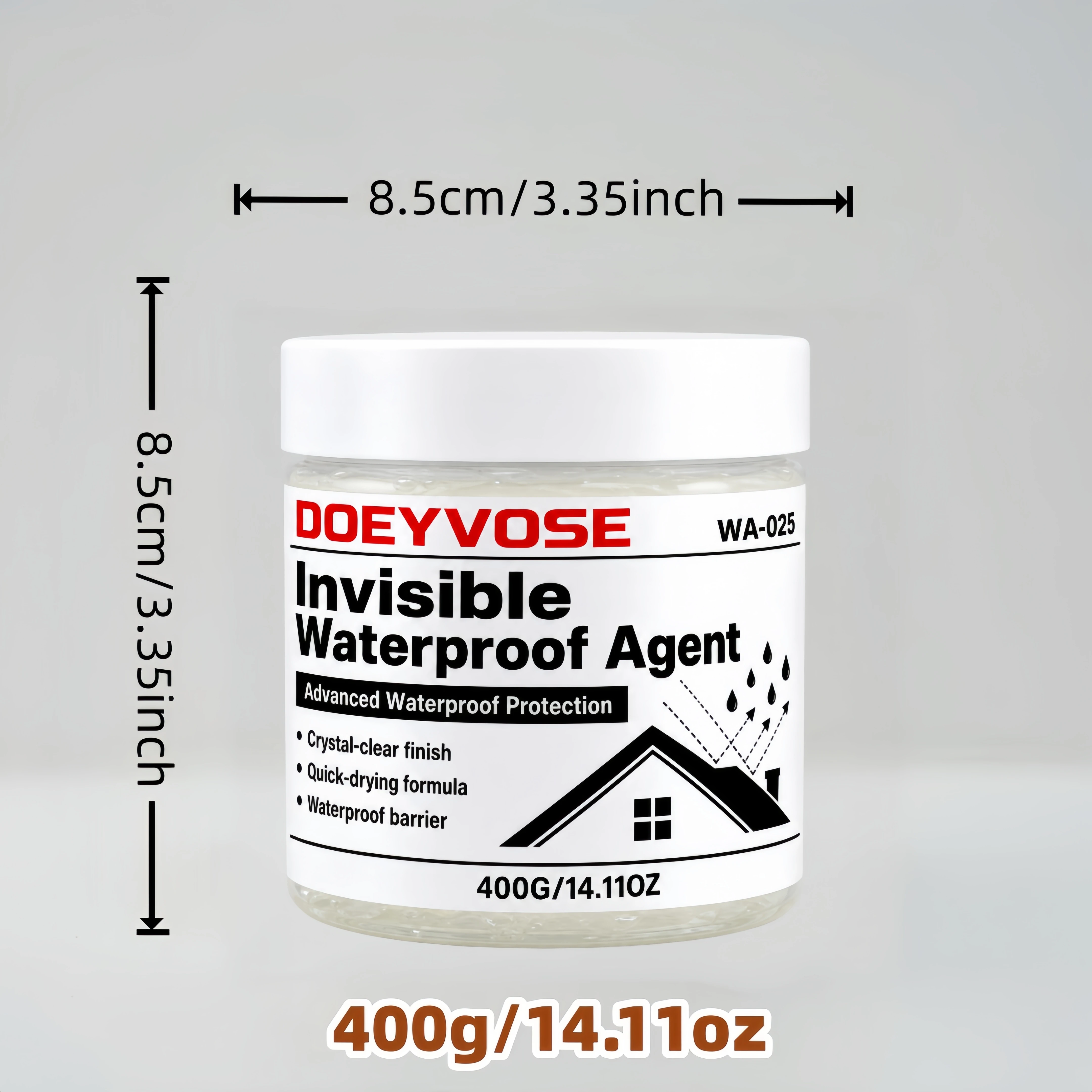 Home Leak Repair Waterproof Glue 400g, Flexible Anti-leak Coating Agent for Balcony & Bathroom Use