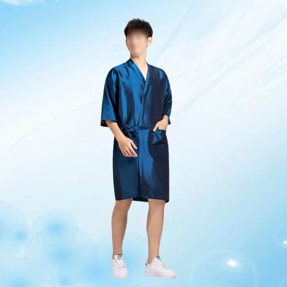 

Barber Hair Cutting Apron Waterproof Salon Gown Comfortable Skin Close Pockets Storage Home Hair Colorists Protective Clothes