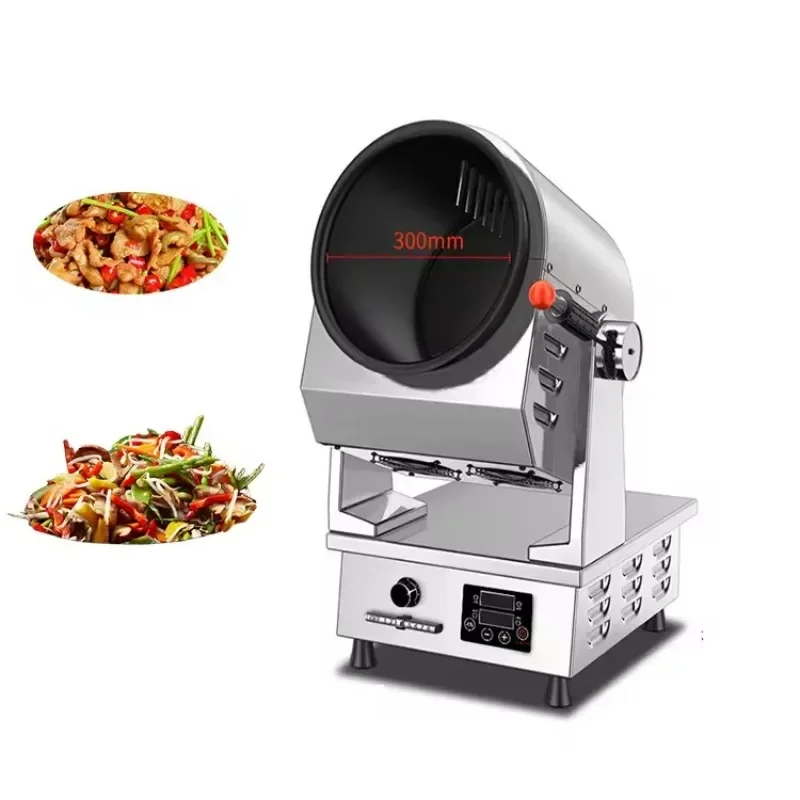 

Restaurant Intelligent Induction Cooking Robot Cooker Automatic Rotating Cooking Machine For Fried Rice