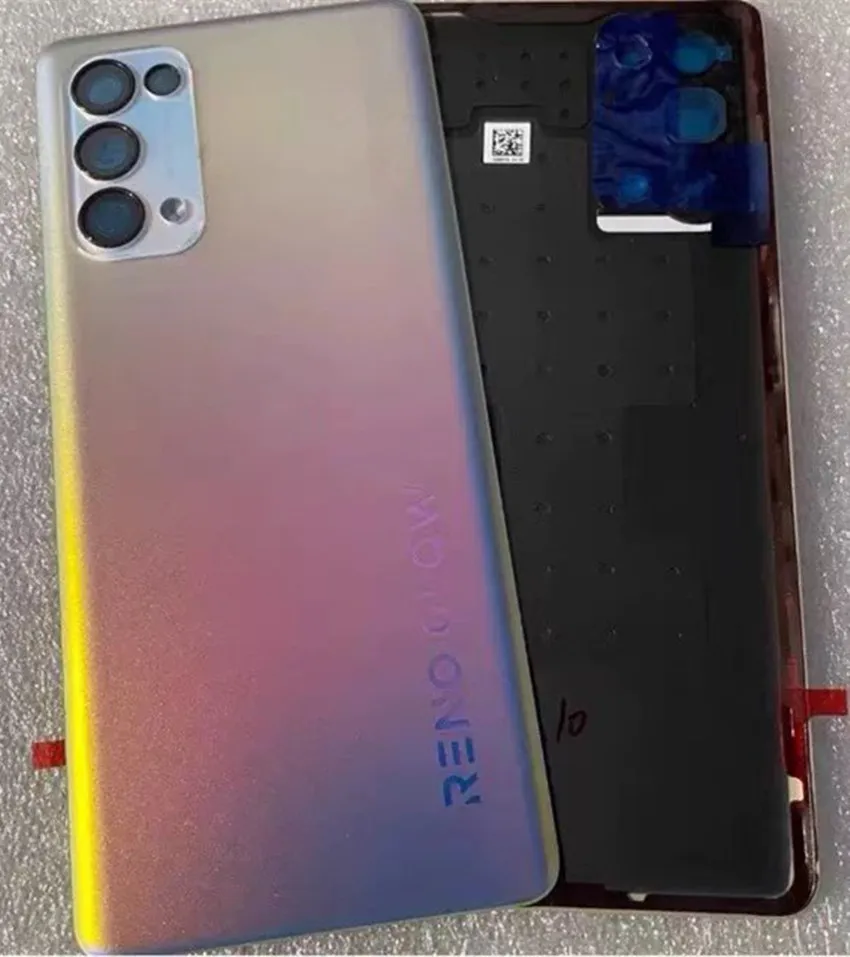 Rear Door Battery Cover Case For OPPO Reno 5 Pro 5G Back Cover with Camera Lens Logo Repair Parts