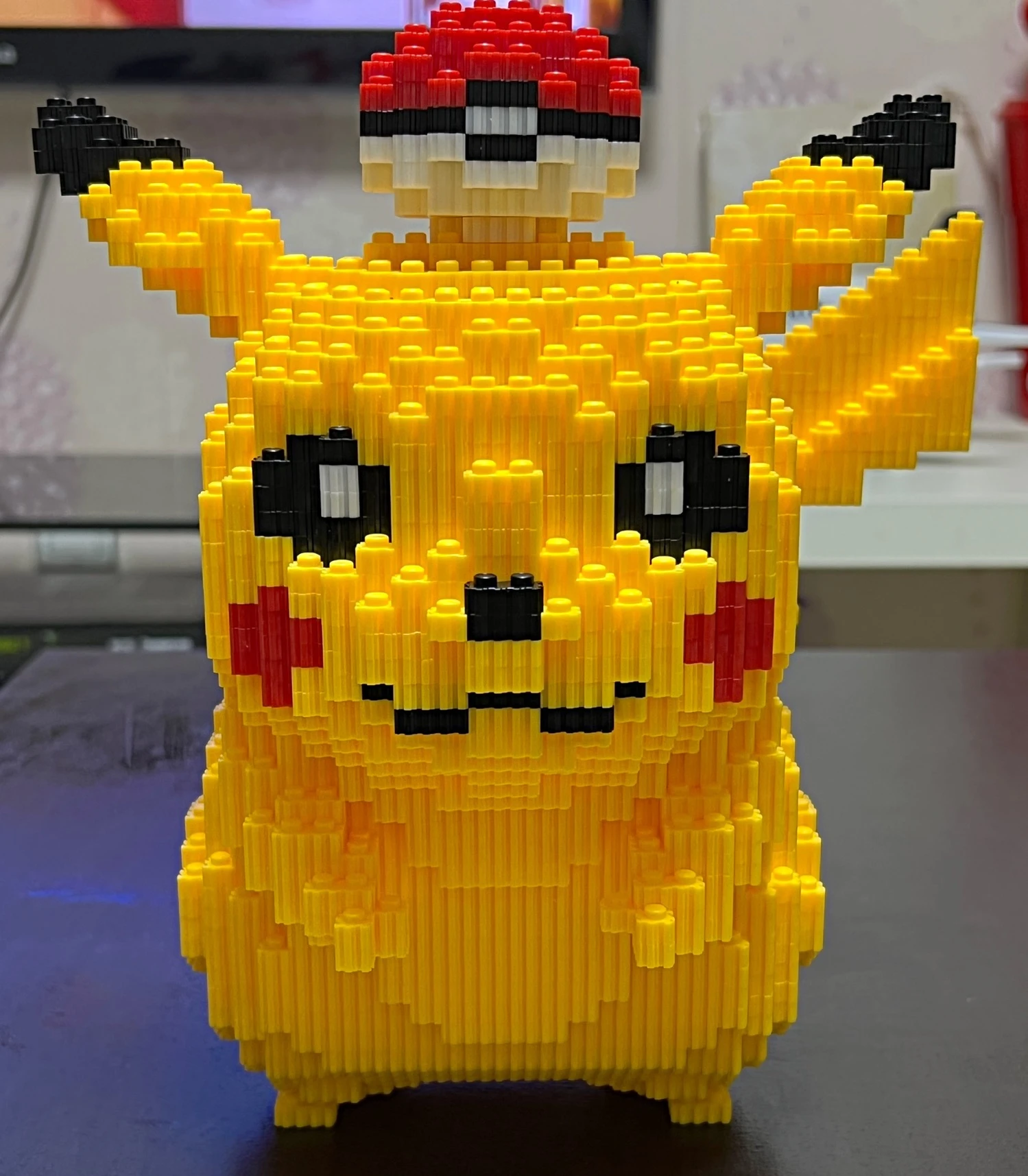 5210pcs Anime Pokemon Pikachu Diamond Micro Building Blocks Games Model  Mini Bricks Figure Difficult Decompression Toys Gift