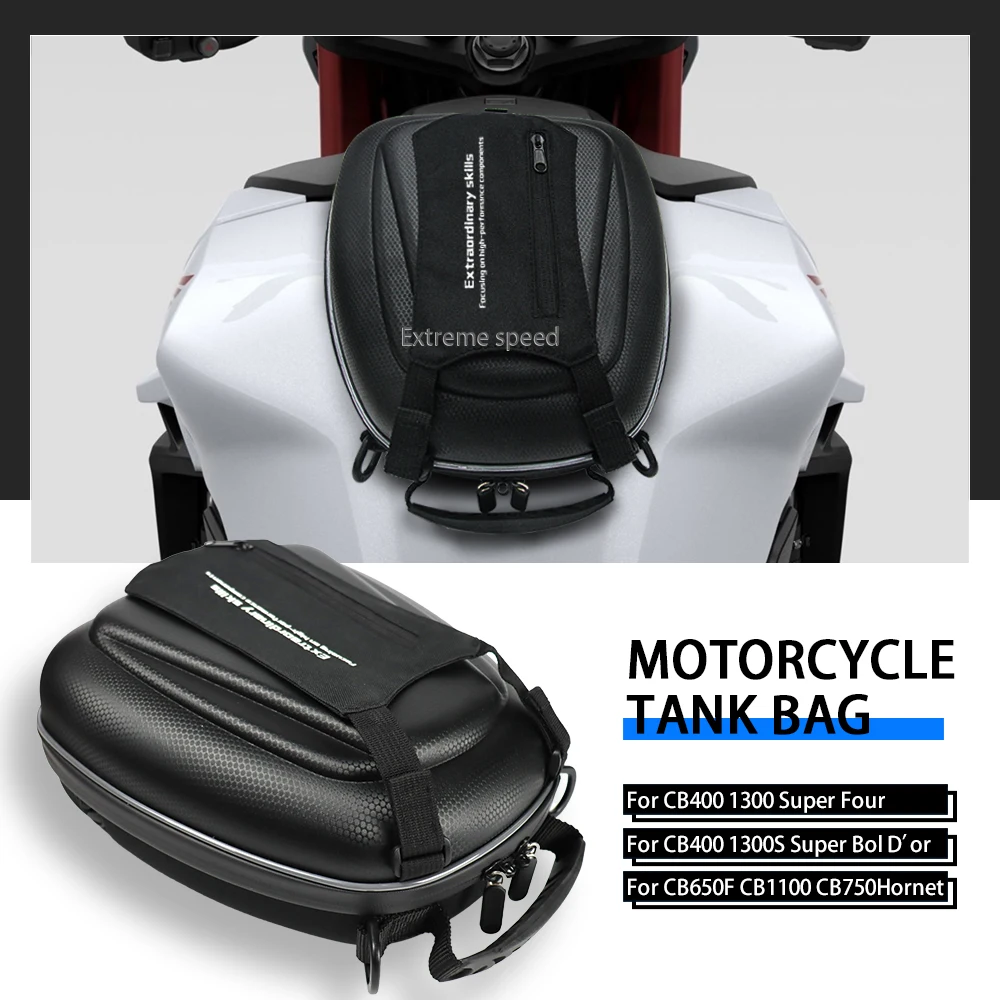 

Tank Bag Hinangin Bag For HONDA CB650F 750 1100 400 1300 S 2014 2018 2023 2024 Motorcycle Fuel Tank Bags Tool Bags Luggage Bags