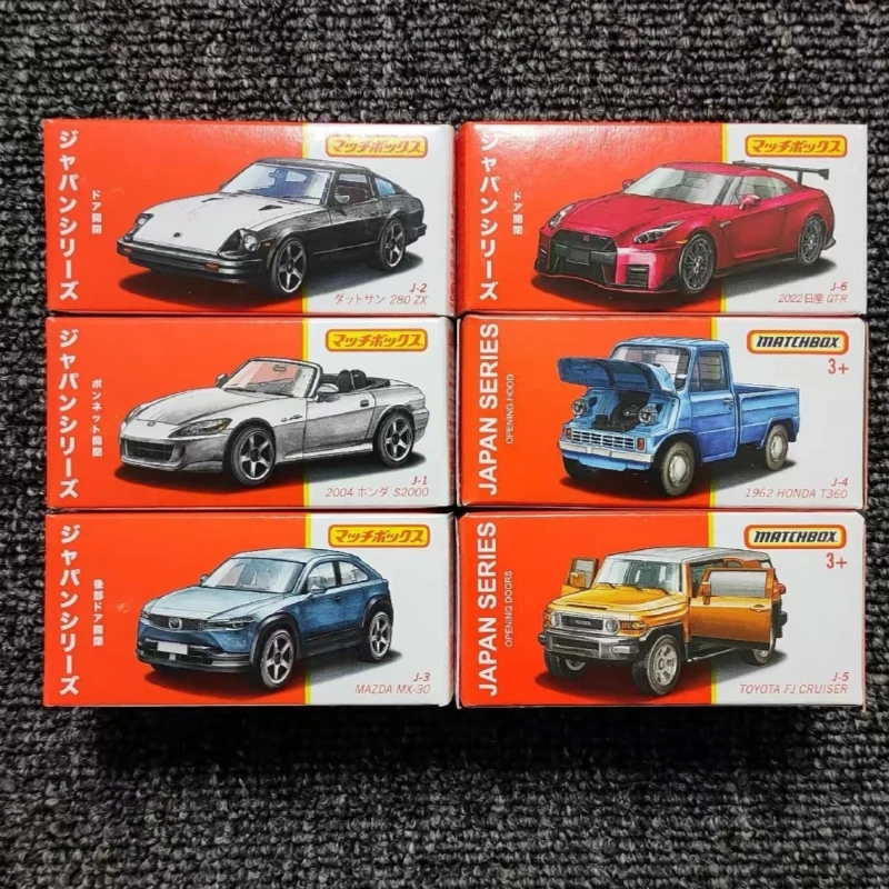 

В наличии, оригинальная спичечная коробка, японская серия, Toyota Honda Mazda, 1:64, ограниченная серия 70-летия, серия литых дверей в штучной упаковке