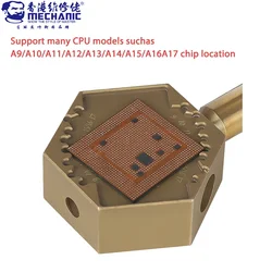 MECHANIC Pure Copper Mini Heating Soldering Station for IPhone A9-A17 CPU IC Chip Glue Removal Desoldering Repair 900M-T-C9-plus