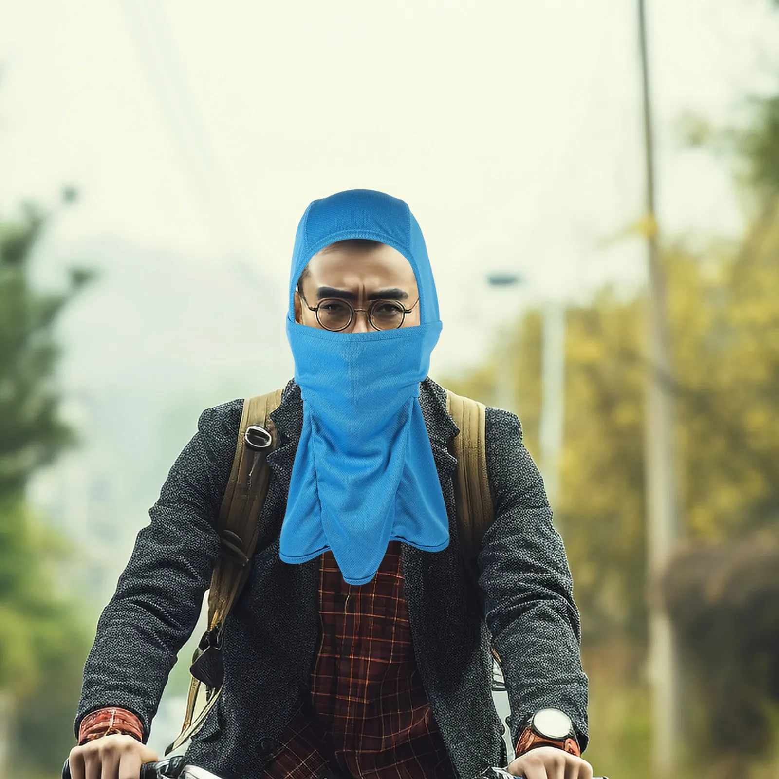 

Motorcycle Hood Ski Balaclava Man Men's Bandana Ultraviolet Hat Facial Masks Cycling Neck