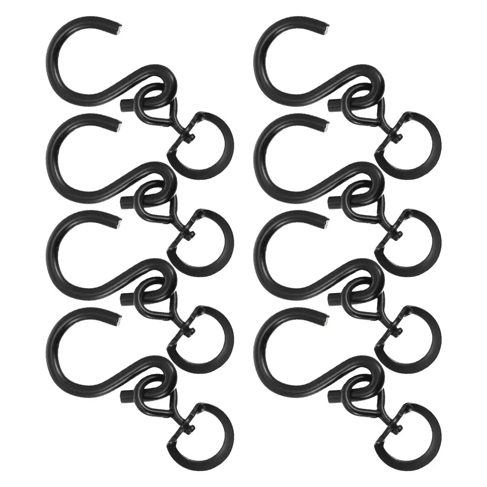 

8Pcs Heavy Duty Rotatable Flowerpot Swivel Hooks Hanging Plant Basket Rings Outdoor Garden Planter Hooks Swivel Plant Hook