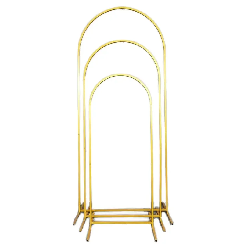 Aluminum Alloy Wedding Arch Frame Simple Flower Background Stand Tension Fabric Party Decoration Supplies for Event Ceremony