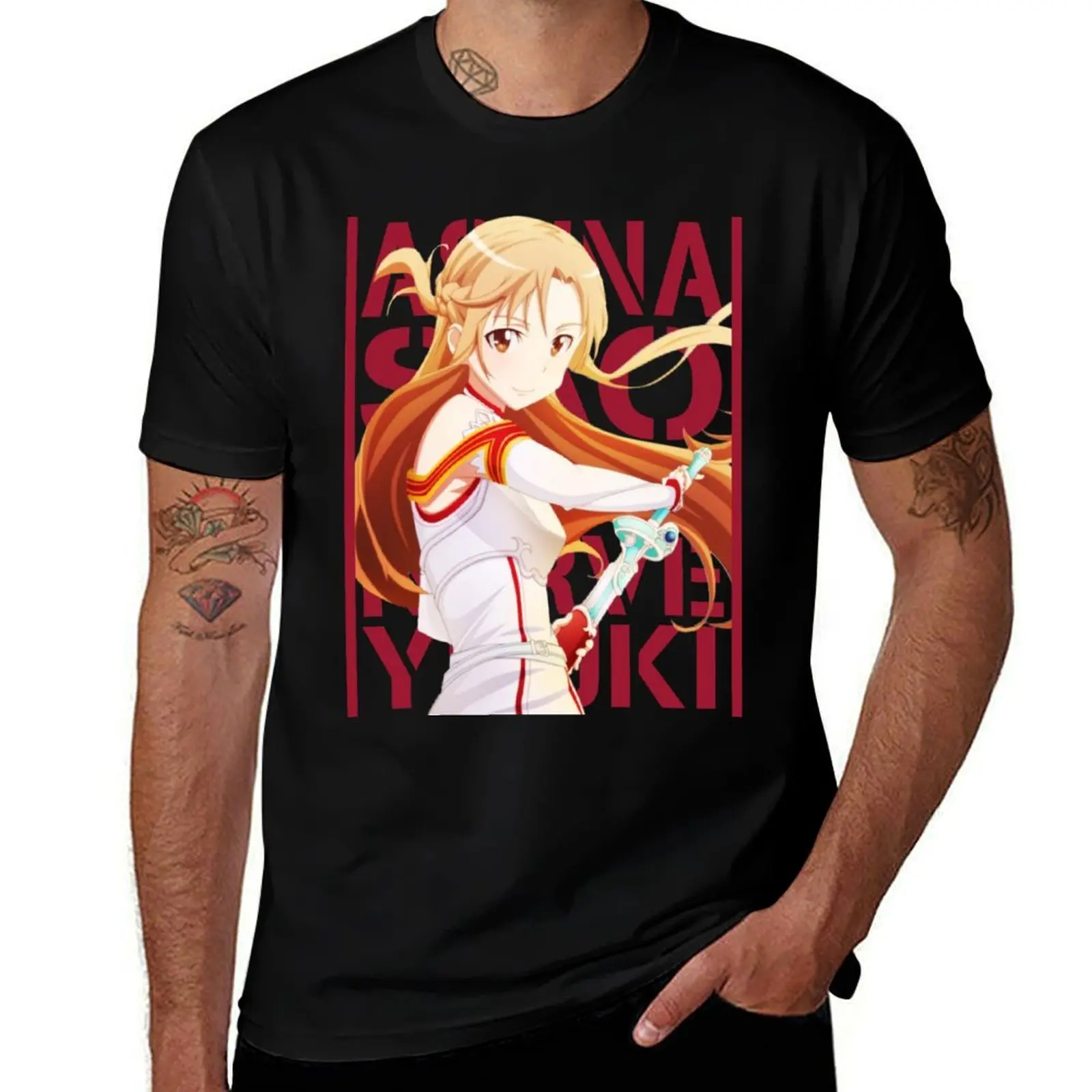 Asuna logo 2 T-Shirt Festive Simple T-Shirt