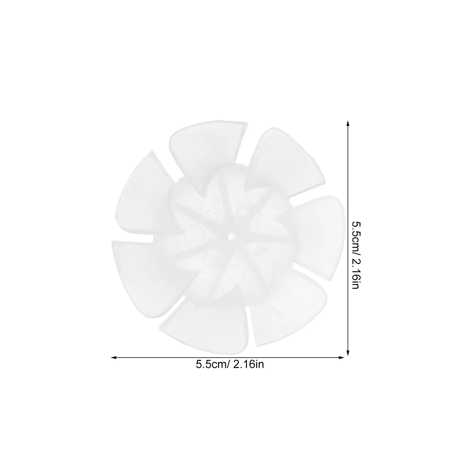 3Pcs Hair Dryer Fan Blade Replacement Universal Mini Blower Wheel for Motor Impeller High Efficiency Handheld Repair