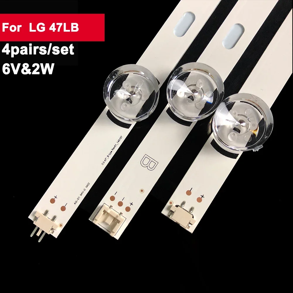 4 pair/set Backlight TV Strip LED For 47\