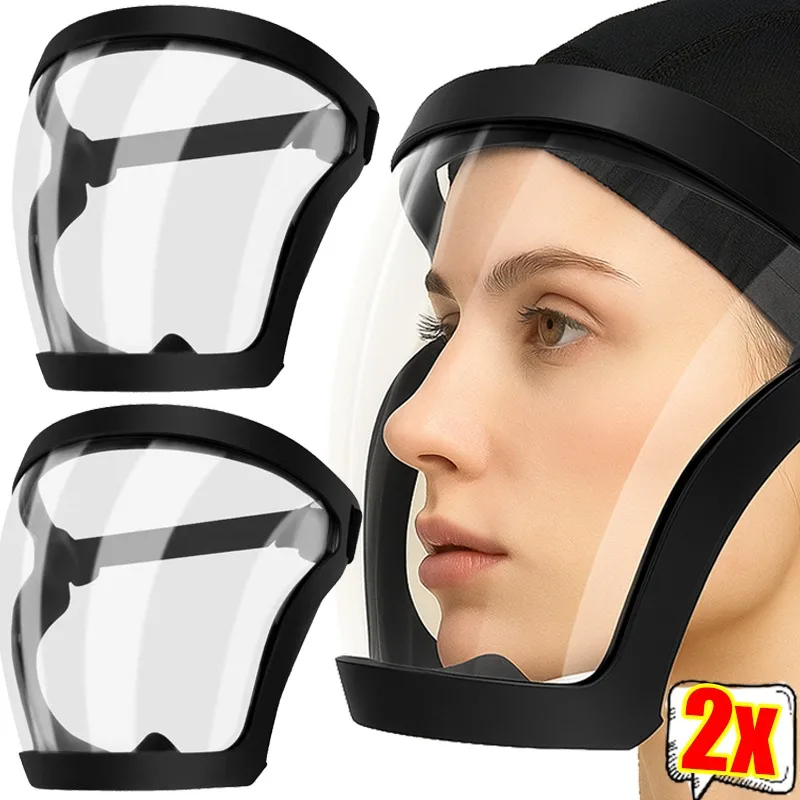 

Motorcycle Face Shield Full Face Mask Clear Vision Goggles Windproof Anti-Dust Safety Protector for Cycling Riding Outdoor Sport