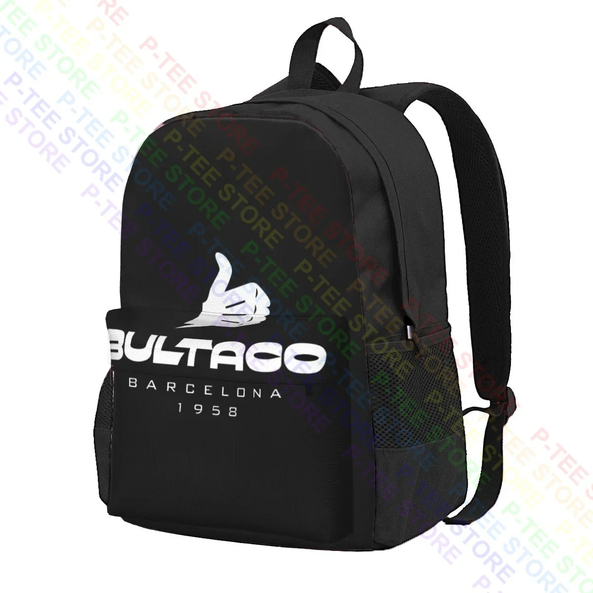 Bultaco Motorcycles Barcelona 1958 Logo Large Capacity Backpack Print Backpack Personalised Large Capacity