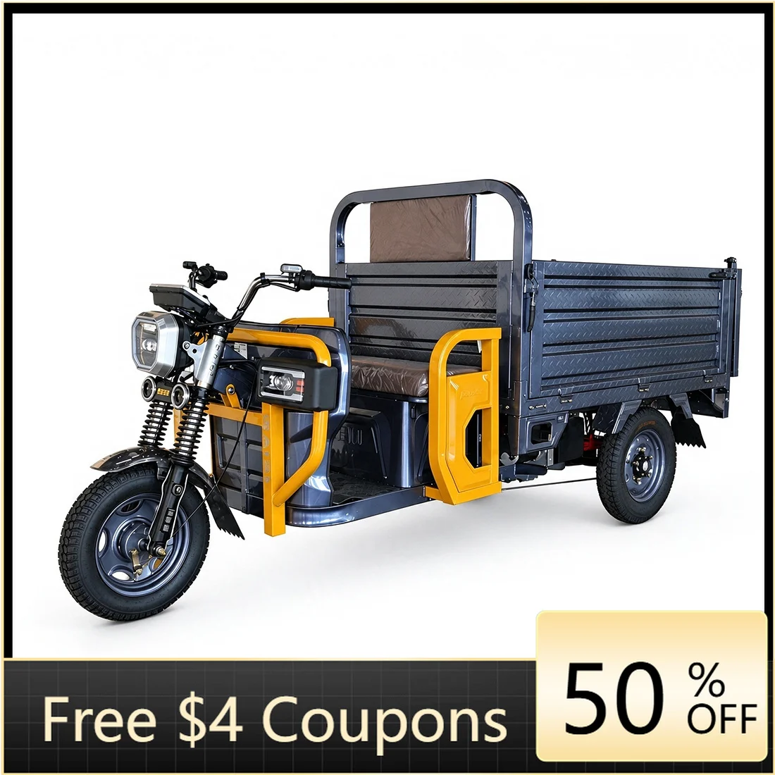 SXL  Wholesale three-wheeled adult electric freight tricycle with a maximum load-bearing capacity of 1000 kg, SKD and CKD packag