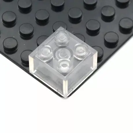 Kleine deeltjes 1x2 2x3 2x4 1x1 Bricks MOC Onderdelen Transparante Bricks bouwstenen Geschenken Speelgoed voor Kinderen