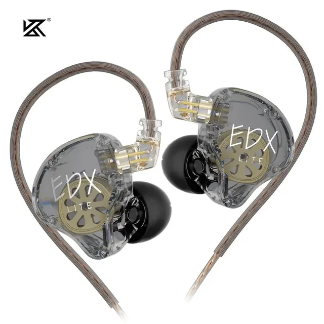 KZ EDX Lite HIFI słuchawki basowe douszne słuchawki Stereo w słuchawkach scenicznych na słuchawkach zestaw słuchawkowy dla aktywnych do gier