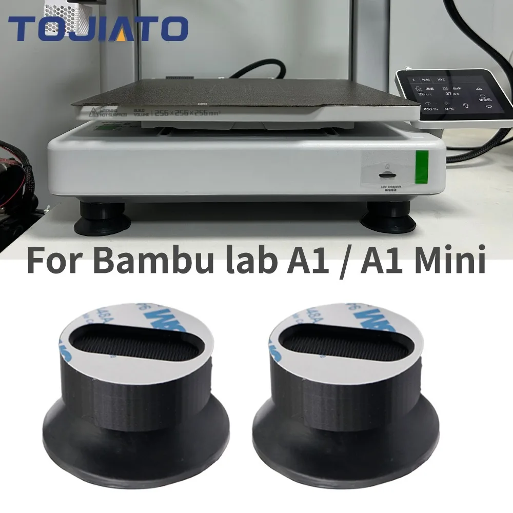 Podkładki antywibracyjne Bamboo Upgrade do Bambu Lab A1/A1 Mini, antypoślizgowe, amortyzujące wstrząsy, wysokiej jakości twarda guma — zdjęcie produktu 3