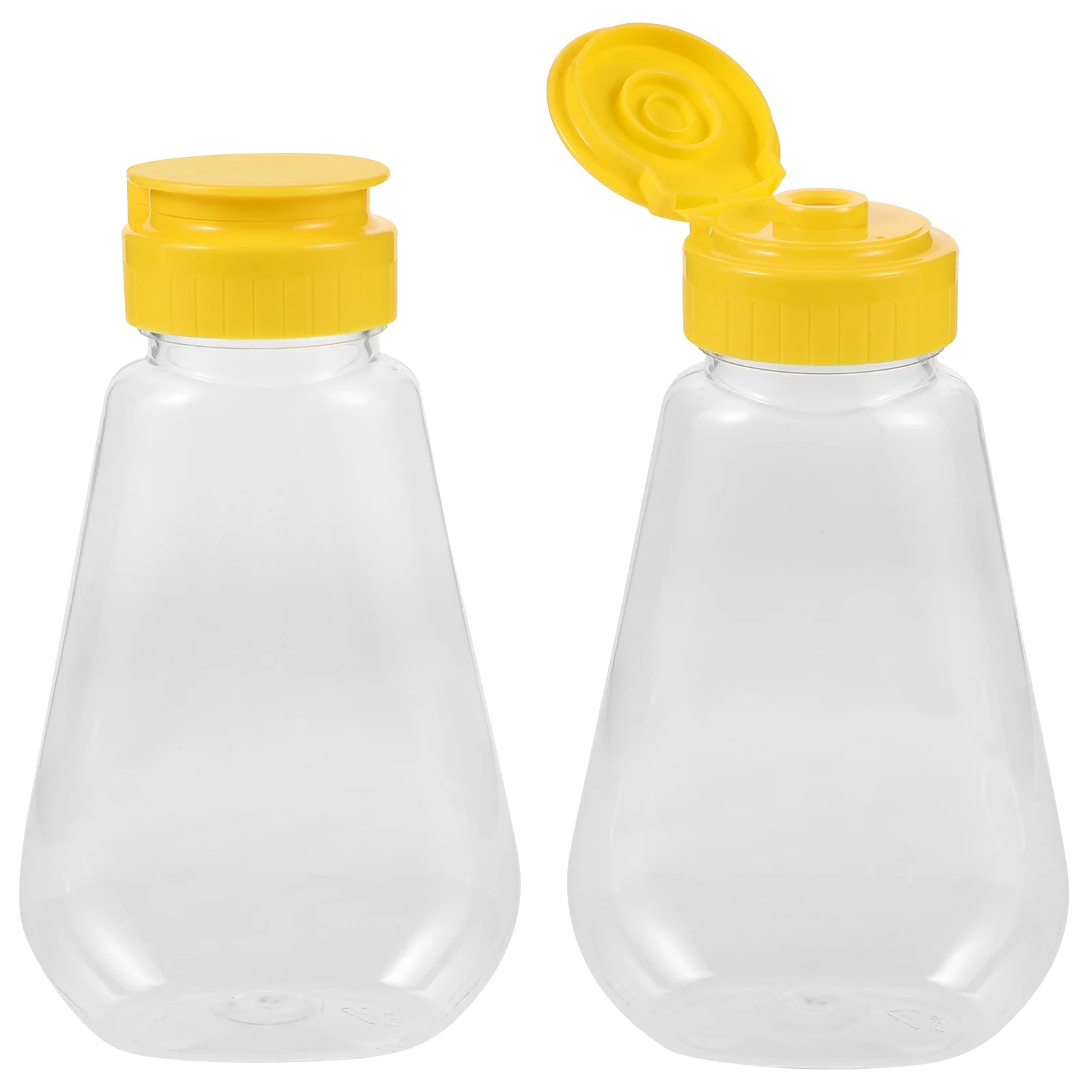 Condiment Honey Bottle Mason Jars Leakproof Dispenser Honeycomb Shaped Transparent Bottles