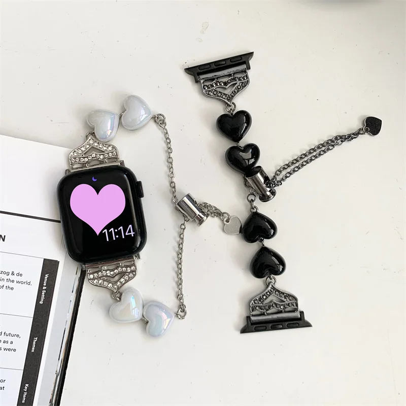 Браслет металлический для Apple Watch Series 6 5 7 SE 8 4 3 2 49 мм 41 мм 45 38 мм 40 мм