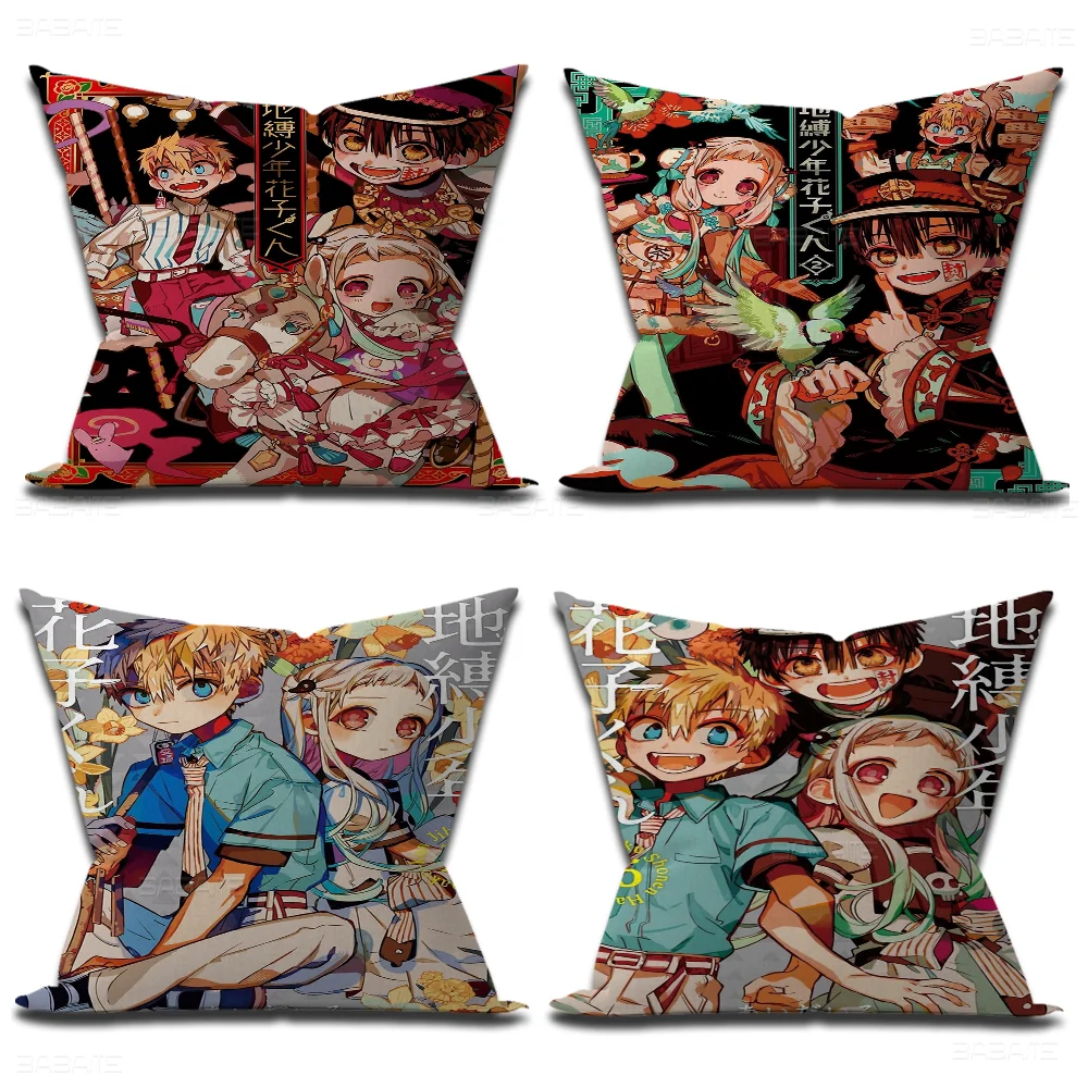 Anime Toilet Bound Hanako Kun Pillowcases Home Bedding Decorative Pillow Cover Wedding Super Soft Pillow Case