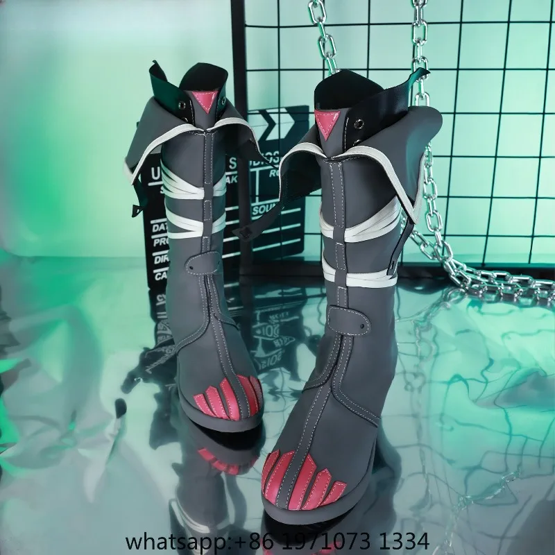 Zenless Zone Zero Jane Doe Cosplay Boots Comic Anime Halloween Party Game Cosplay Shoes Prop