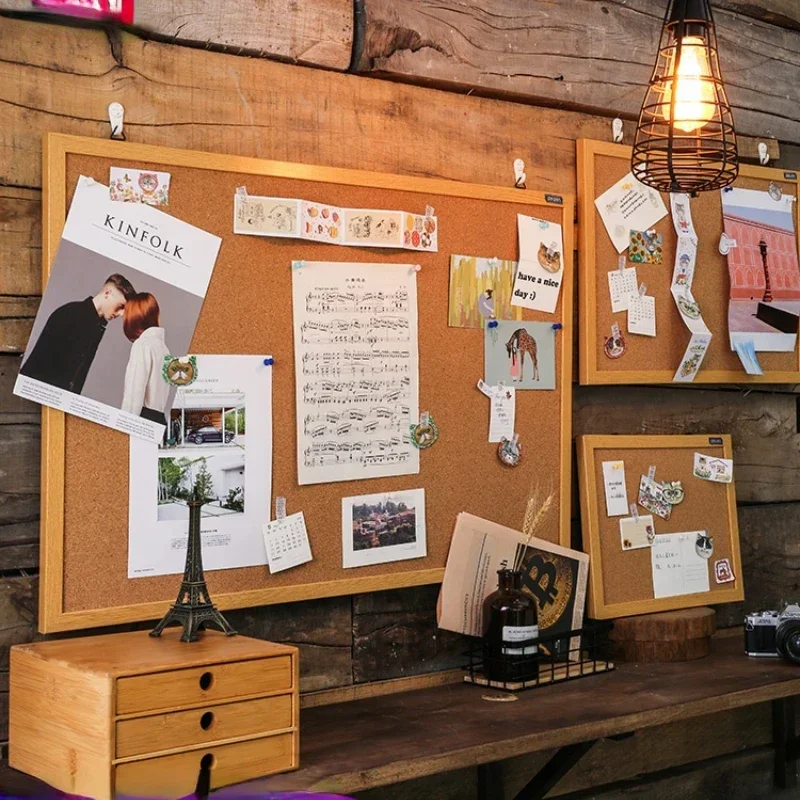 

Скандинавская тонкая пробковая доска, фото, минималистичная доска для заметок, доска объявлений, пробковая подложка, идеи для дома, настенные украшения для гостиной
