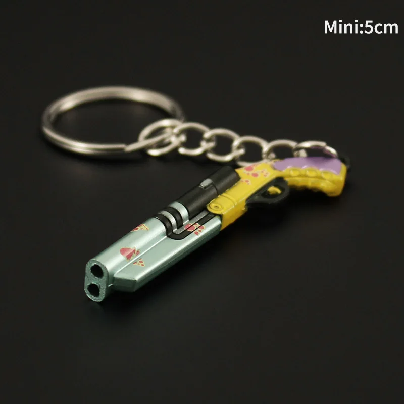 Valorant Gun Keychain Wunderkind Shorty 5cm Mini Alloy Weapon Model  Game Peripheral Machine-Gun Gifts Toys for Boys