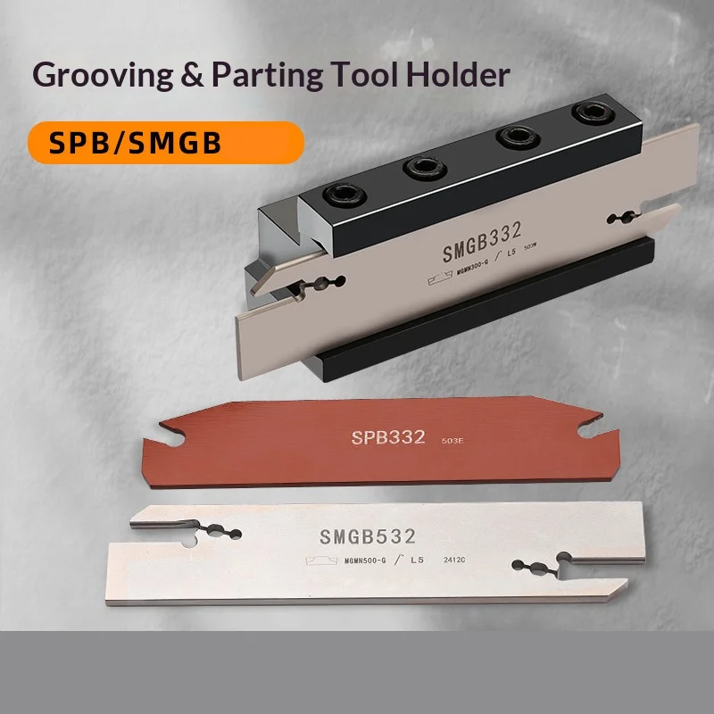 

SMBB SMBB1626/2026/2526/2032/2532 SMGB26 SMGB32 -2 -3 -4 CNC Lathe Deep Cutting Blade Lengthening Groove Holder for MGMN insert