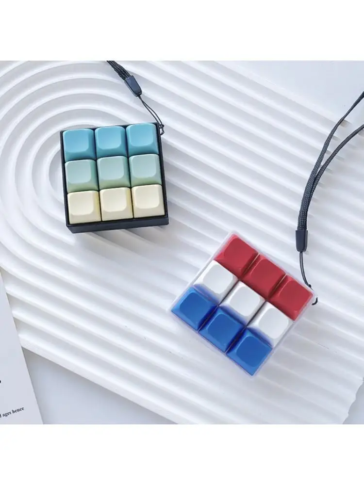 

U13F Многоцветная сенсорная пресс-игрушка Портативный инструмент для снятия тревоги Дети Взрослые Безопасные