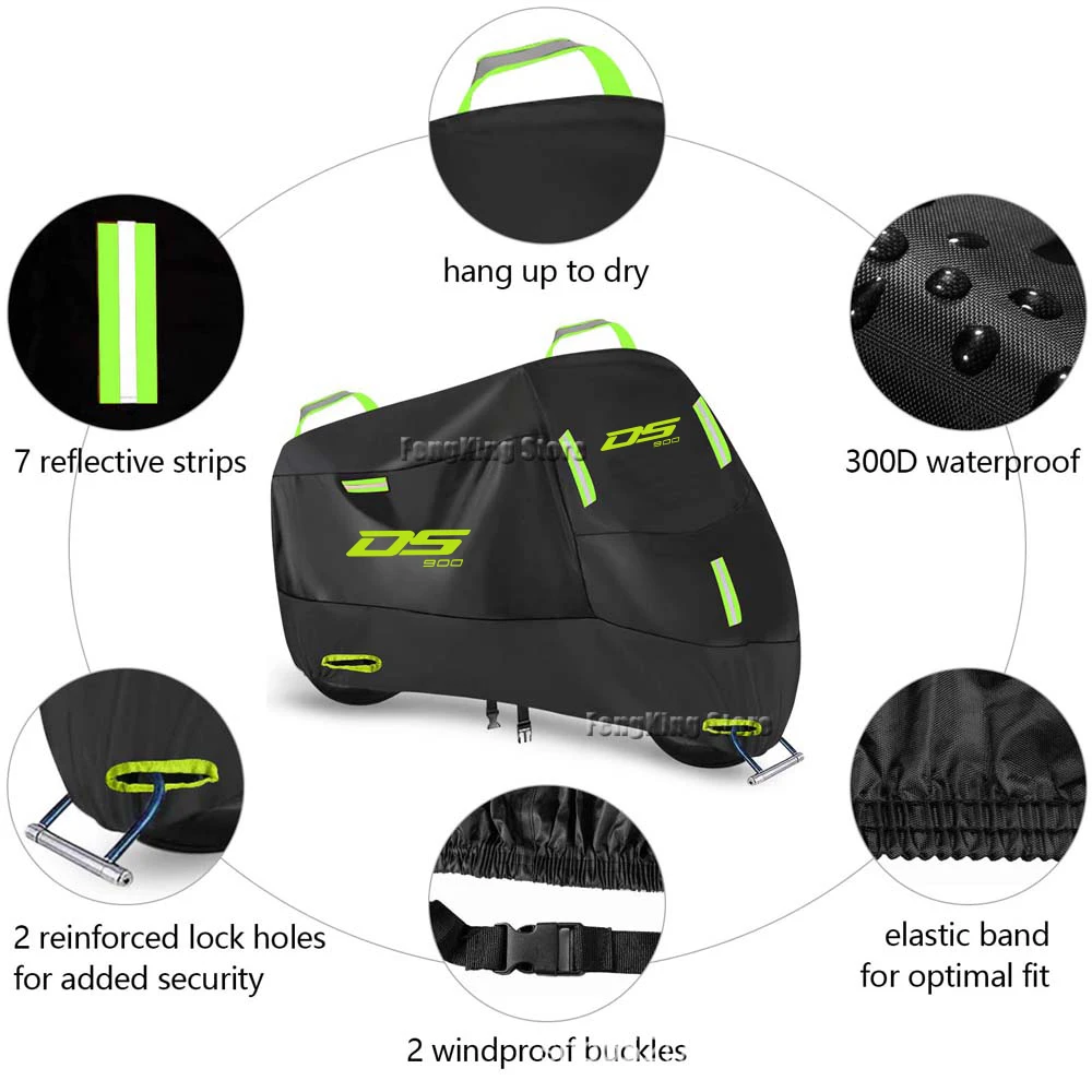 Motorcycle Cover UV Protective Dustproof Snowproof Outdoors Rain Waterproof Cover    For Voge DSX 900 DS900X 900 DSX 2024