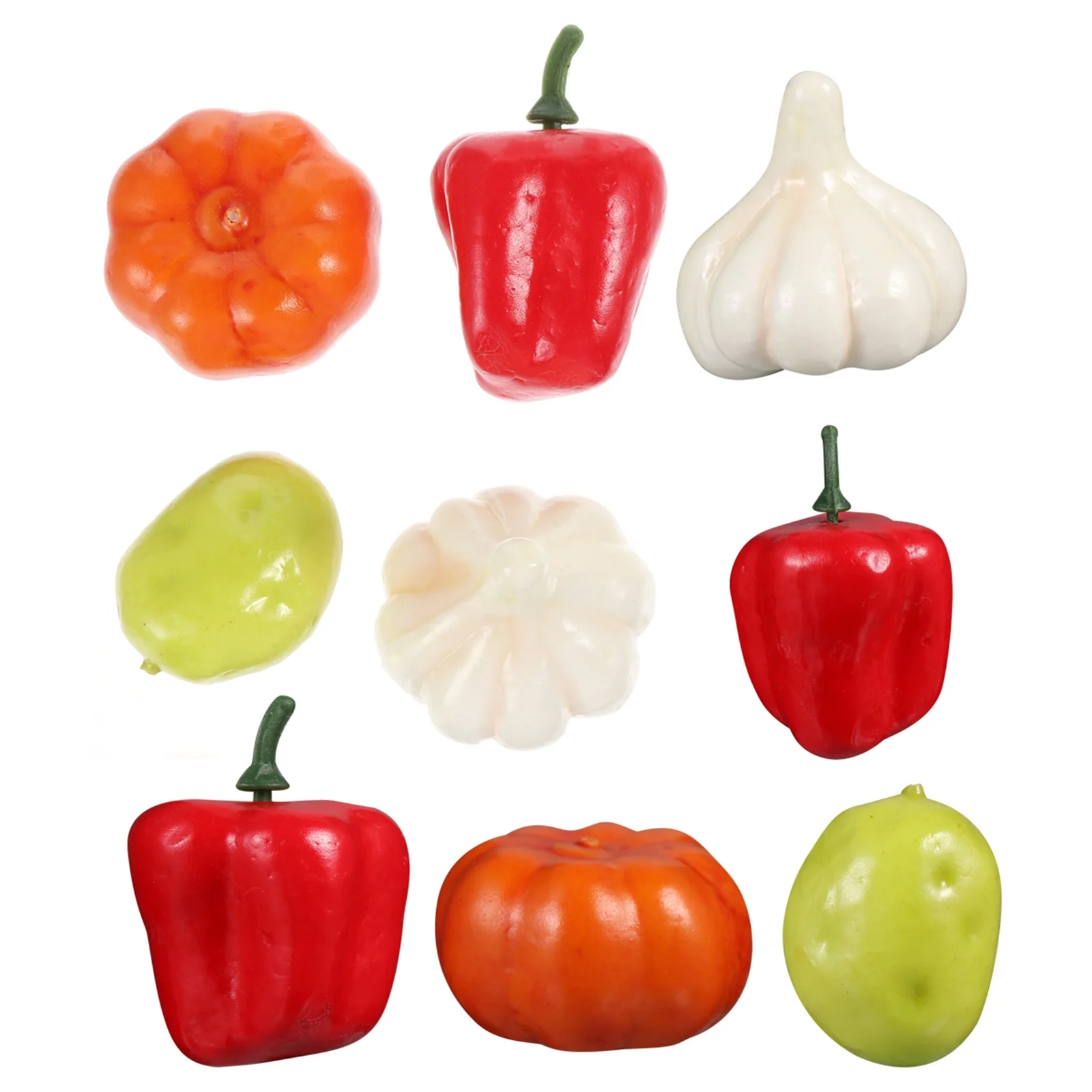 

40 Pcs Artificial Vegetables Set Quality Mini Faux Kitchen Decor Home Supermarket Toy Educational Kids Vegetable Model