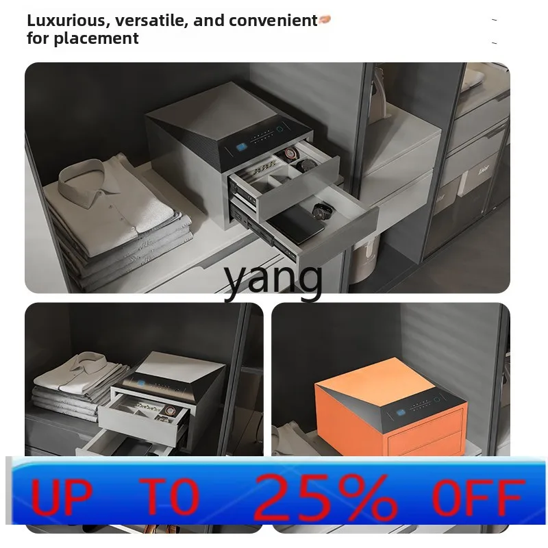 

Lmm Household Small Drawer Safe Double Layer, Hidden in Wardrobe