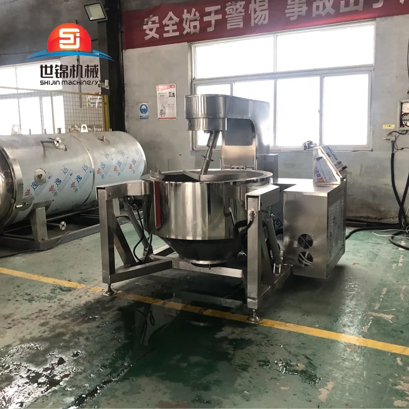 Industrieller Planeten-Rührbehälter aus Edelstahl, Rührmaschine für Käse, Kochen, Rühren