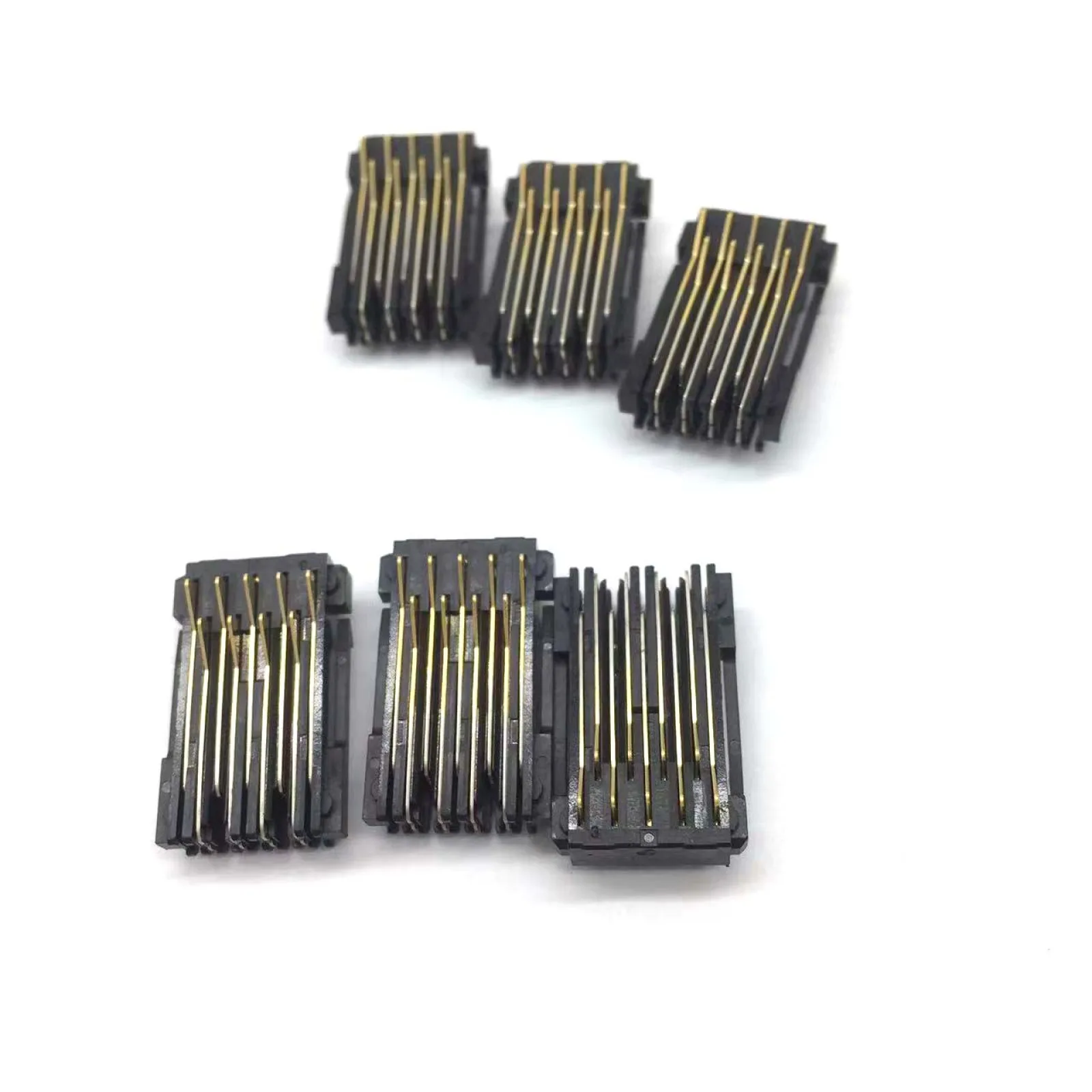 

XP-960 EP-976A3 XP-8700 XP-8505 XP-8605 EP-885AR XP-15050 6 шт. Контакты каретки чернил подходят для Epson EP-880AN XP-950 XP-8600