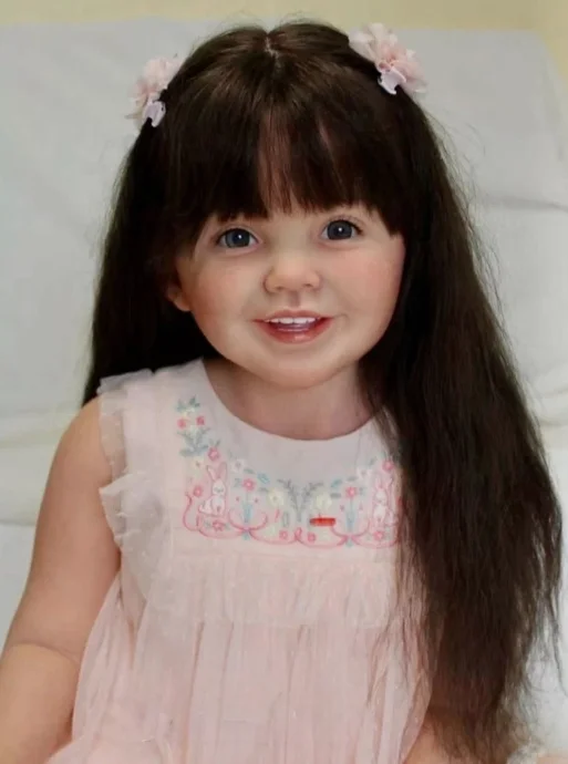 42inch Delphi Artist Painted Reborn Baby Doll with Rooted Hair Cloth Body Toy Toddler Gir