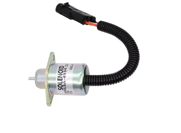 Diesel Engine Excavator Parts 2848A275 2848A279 SA-4934-12 12V Engine Stop Solenoid Valve