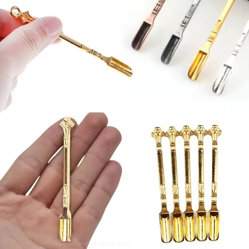 

1/3pcs Metal Mini Shovel Spoon Medicine Spoon Micro Debugging Shovel Dessert Salt Teaspoon Mini Powder Spoon Kitchen Accessories