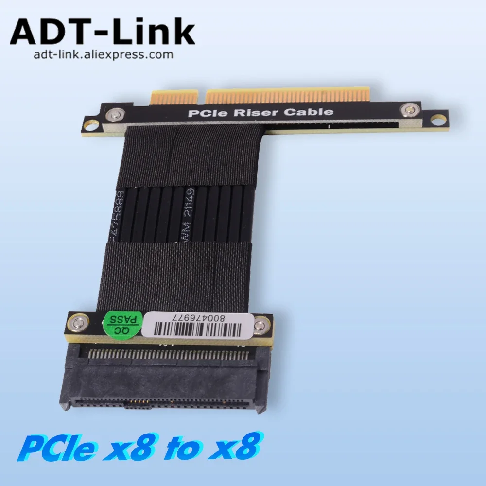 Riser PCI-E 3.0 4.0 X8 To M.2 Nvme Wifi U.2 SFF-8639 SSD Mini PCIe Extension Cable PCIe 8x Male To Female 90 Degree