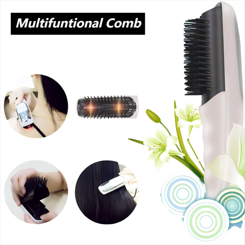 Red Light Care Scalp Massage Comb Hair Scalp Massager Cordless Electric Massager for Scalp and Hair Portable Massager for Head