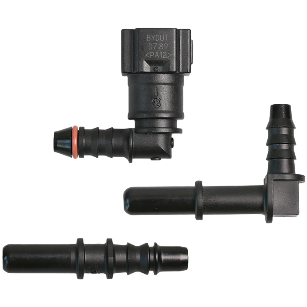 Car Nylon Fuel Pipe Quick Connector 3 Piece Set For 6mm Tube 8mm Hose Auto Parts Car Accessories