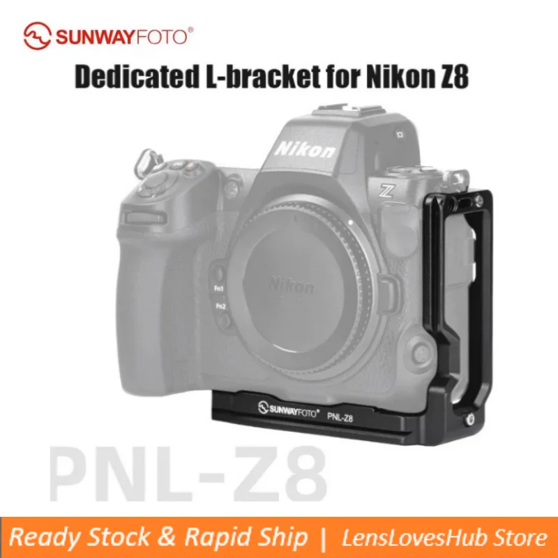 

SUNWAYFOTO PNL-Z8 L-Bracket for Nikon Z8 DSLR Arca Swiss Quick Release Plate Camera Accessories