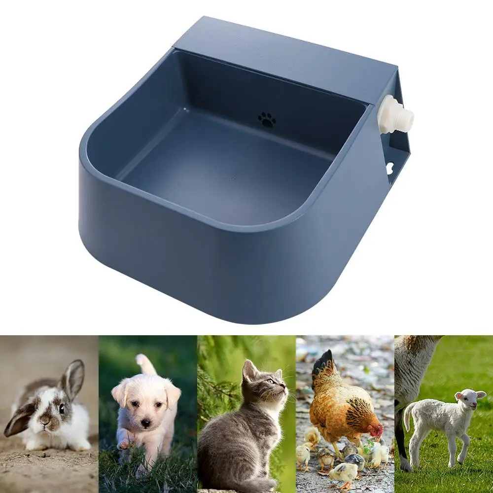 

Автоматическая поилка для животных Pets Reservoir 2 л с поплавковым клапаном, высокой емкостью, для собак и кур