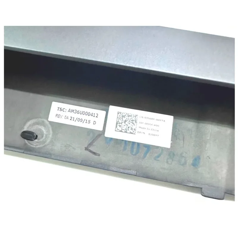 0J06RY para Dell Alienware M15 R5 R6 Laptop saída de ar dobradiça cauda traseira guarnição capa